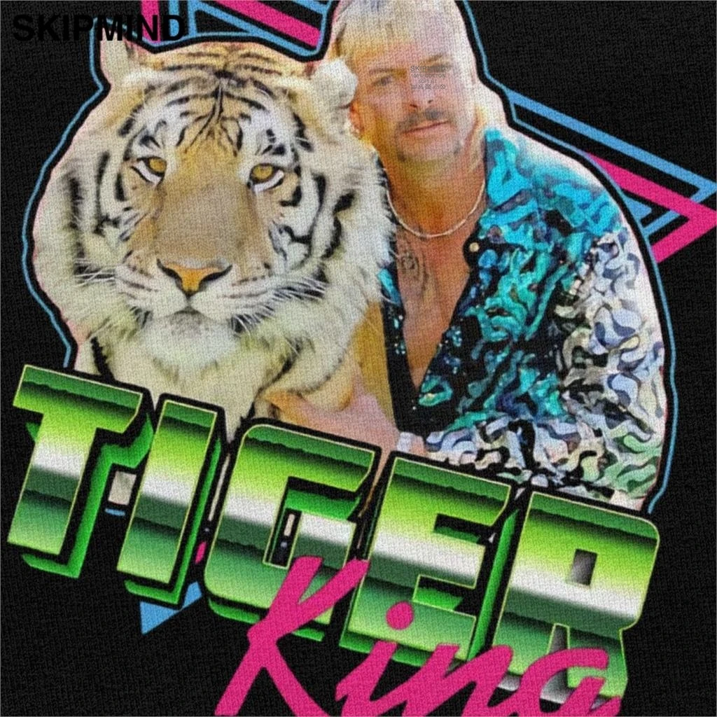 Забавные Джо экзотические Тигра футболка King для Для мужчин с короткими рукавами
