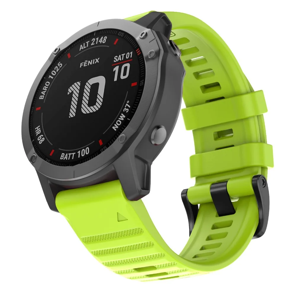 

for Fenix 6/6 Pro Soft Silicone Bands 22mm Soft Silicone Receplacement Strap Sports StyleWristband for Fenix 6/Fenix 5