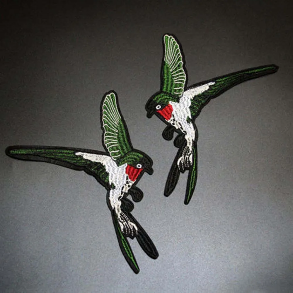 2 шт. Кружевная аппликация с вышивкой птицы|Вышивка| |