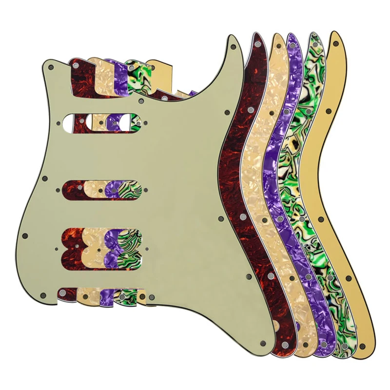 

Xin Yue Guitar Accessories Pickguard No Control Hole For Fender Strat Player Humbucker Standard ST HSS Guitarra No Switch Hole