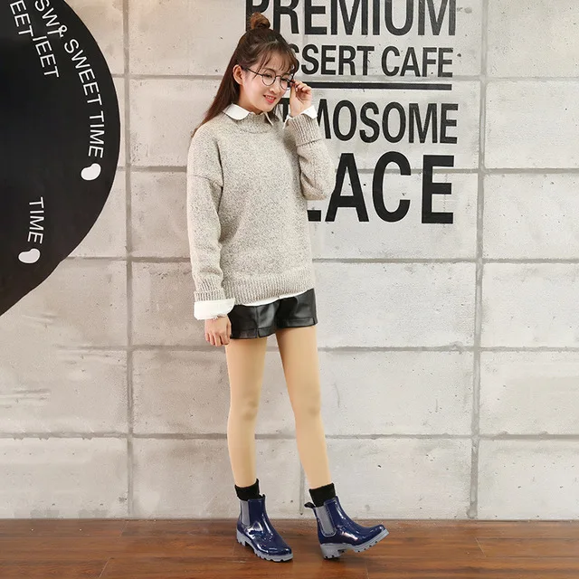 Новинка 2019 женские резиновые сапоги в европейском и американском стиле