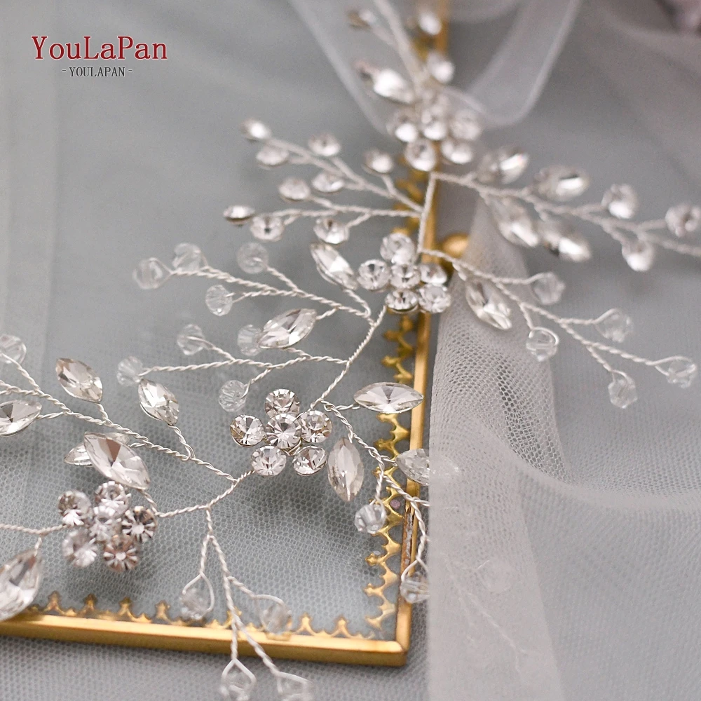 YouLaPan SH65 Свадебный ремень Стразы с кристаллами тонкие ремни Свадебные аксессуары
