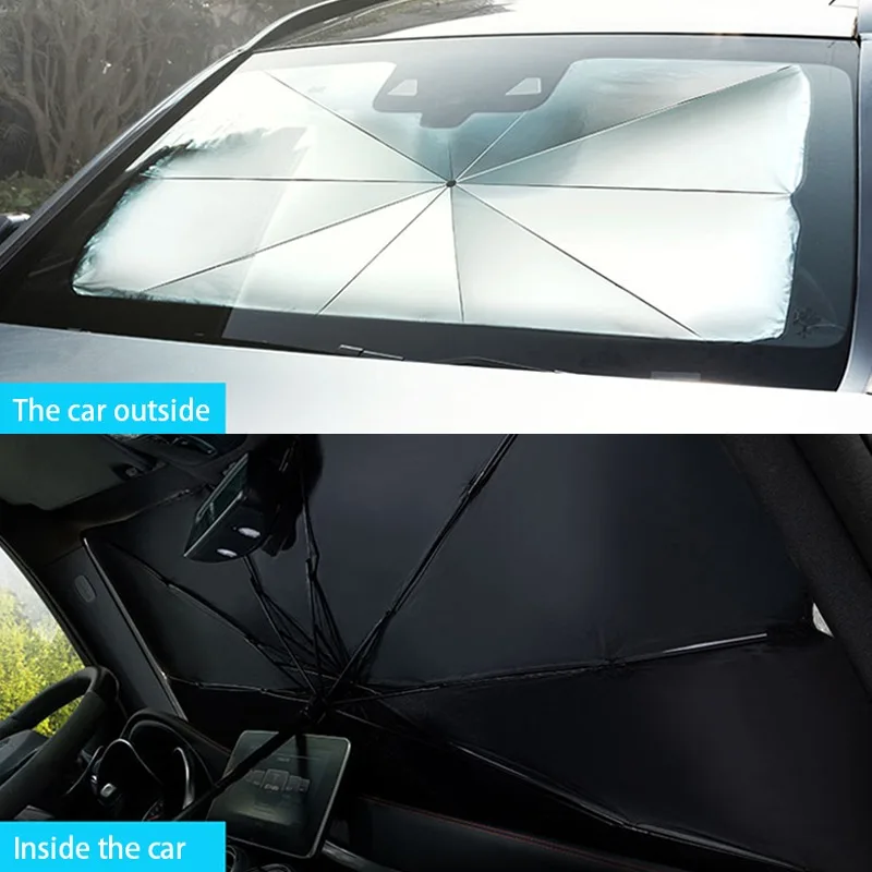 

Car Sun Shade Protector Parasol Auto Front Window Sunshade Covers Car Sun Protector Interior Windshield Protection Accessories