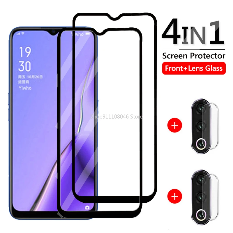 

Protective Glass For OPPO A5 2020 Screen Protector On For OPPO A9 2020 Front Camera Lens Tempered Film A52020 A92020 6.5 inch