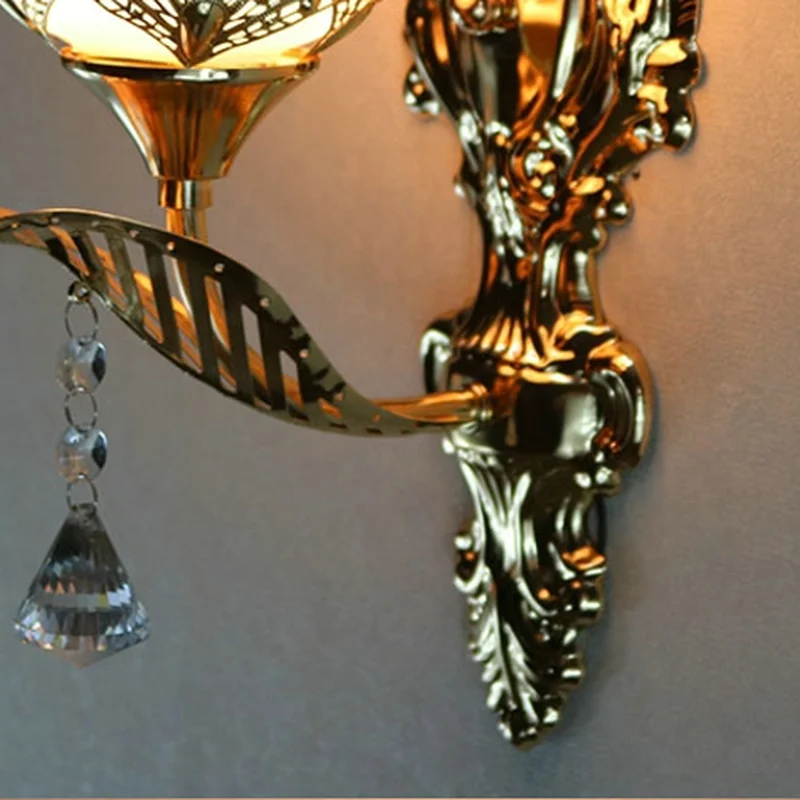 

Modern Led Wall lamp European Style Gold wall light Bedroom Reading Lamps Corridor Stairs Aisle Light Decoration Luminaire