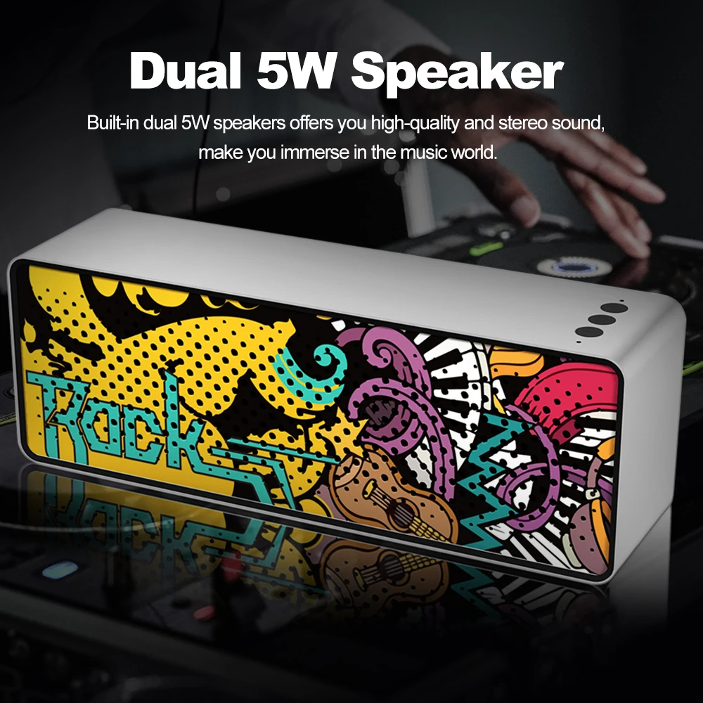 F2 Портативная Беспроводная колонка звуковая коробка Bluetooth громкий динамик BT 4 2