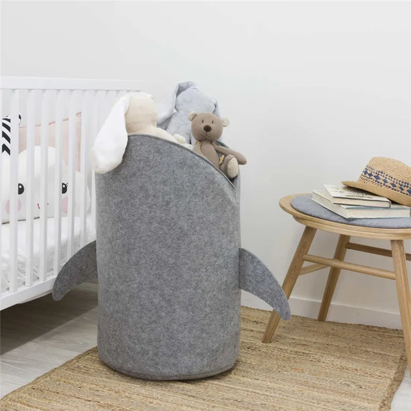 Корзина для белья в виде акулы складная корзина ведро хранения игрушек шерстяной