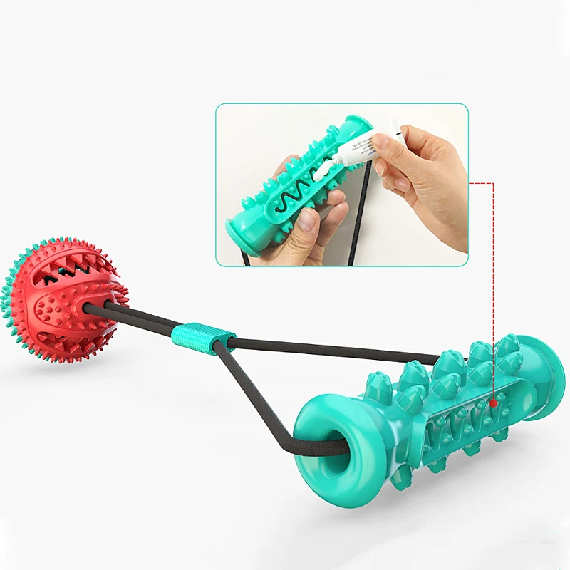 

Игрушки для собак Силиконовые Чашки Всасывания Tug игрушка для собак Push шарик-игрушка для питомцев зубная щетка для чистки зубов для кошек дл...