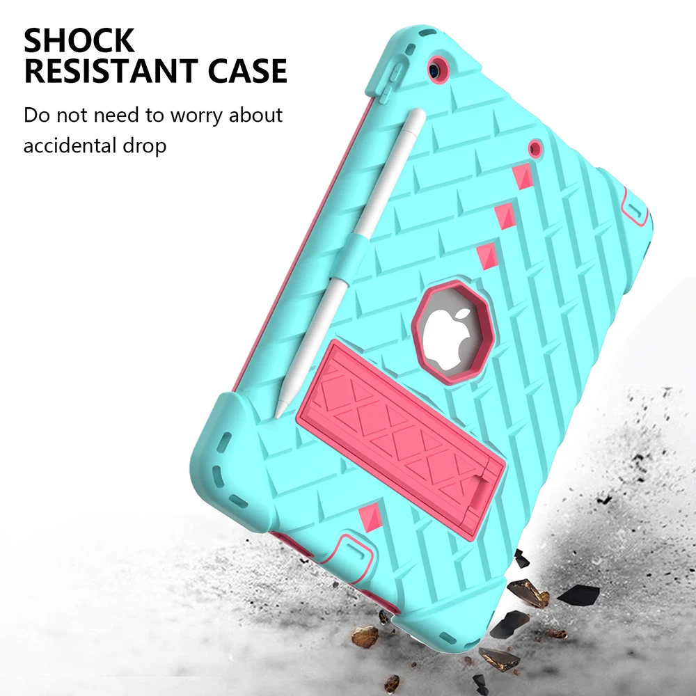 

Heavy Armor Case for iPad 10.2 2019 7th Gen A2197 A2200 A2198 Tablet Funda Capa Shockproof Kids Safe Cover