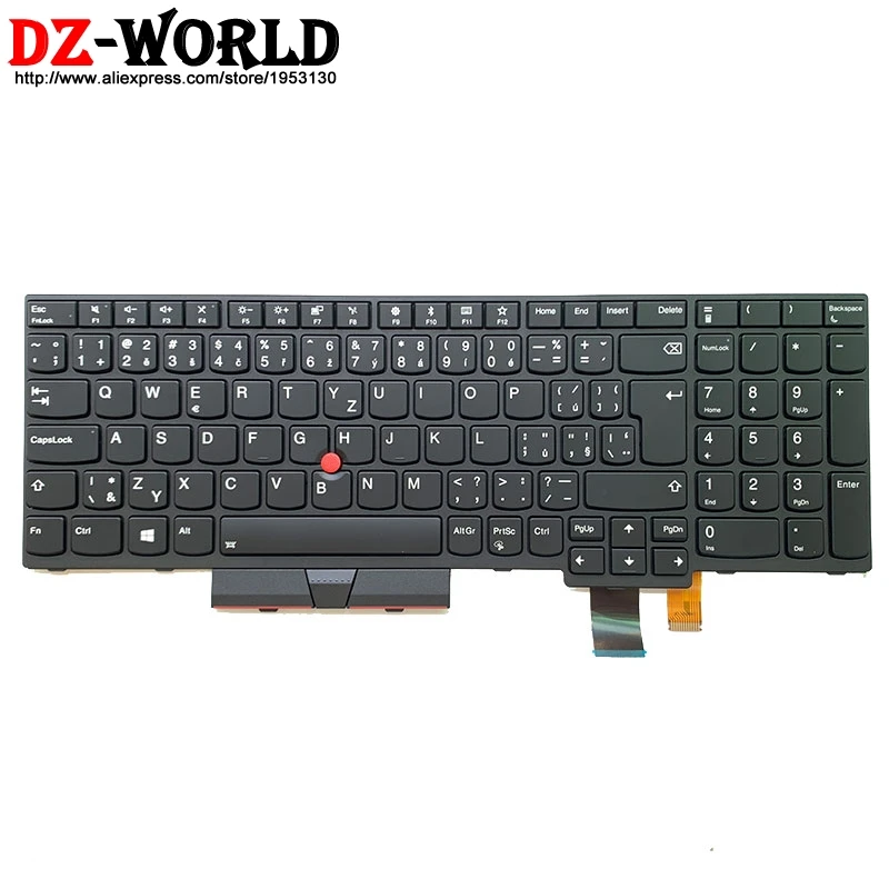 

Новая Оригинальная Чешская клавиатура с чешской подсветкой для Lenovo Thinkpad T570 P51S T580 P52S клавиатура с подсветкой Teclado 01ER590 01ER549
