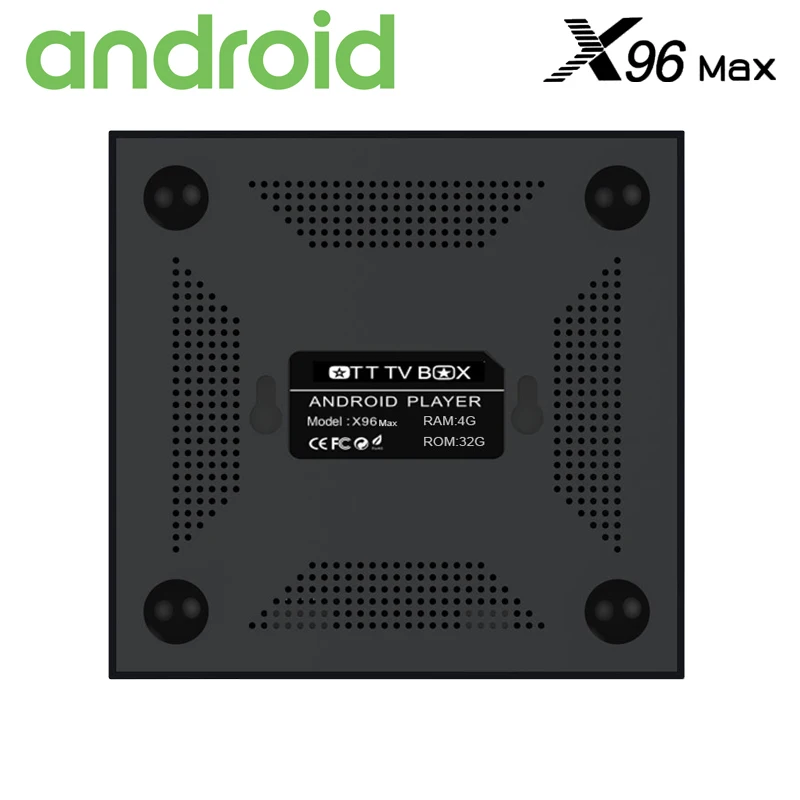 Android BOX X96 Max Android 8,1 Smart tv H265 STB Amlogic S905X2 четырехъядерный DDR4 4 ГБ 32 ГБ 2 Гб 16 Гб 5G 1000M WiFi 4K lcd USB3 BT4