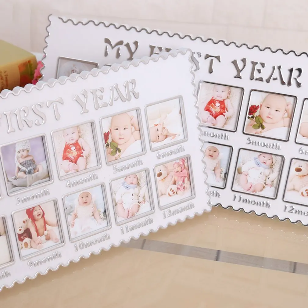 

Kids First Year Picture Photo Frames Collage For Photo Memories Birthday Gift Today's Home Office Desktop Decoration