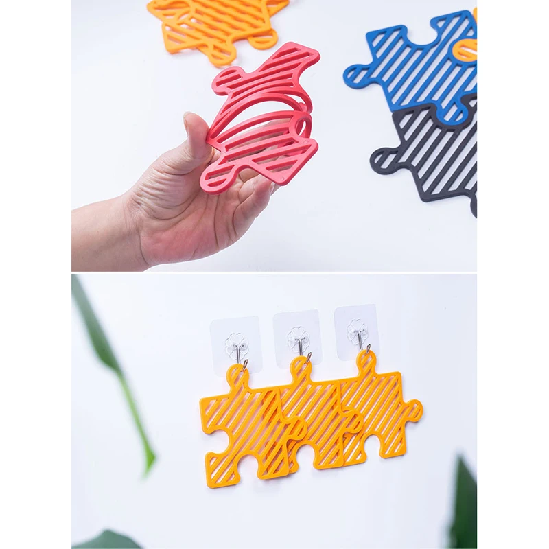 

Coaster Hollow Insulation Pads Table Bowl Mat Insulating Non-Slip Hollow Puzzle Pot Holder Mat Hot Pot Pad Dining Table Supplies