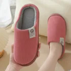 Мужские и женские зимние теплые меховые тапочки, домашняя обувь, Нескользящие мягкие плюшевые хлопковые шлепанцы, Нескользящие шлепанцы для пола #40
