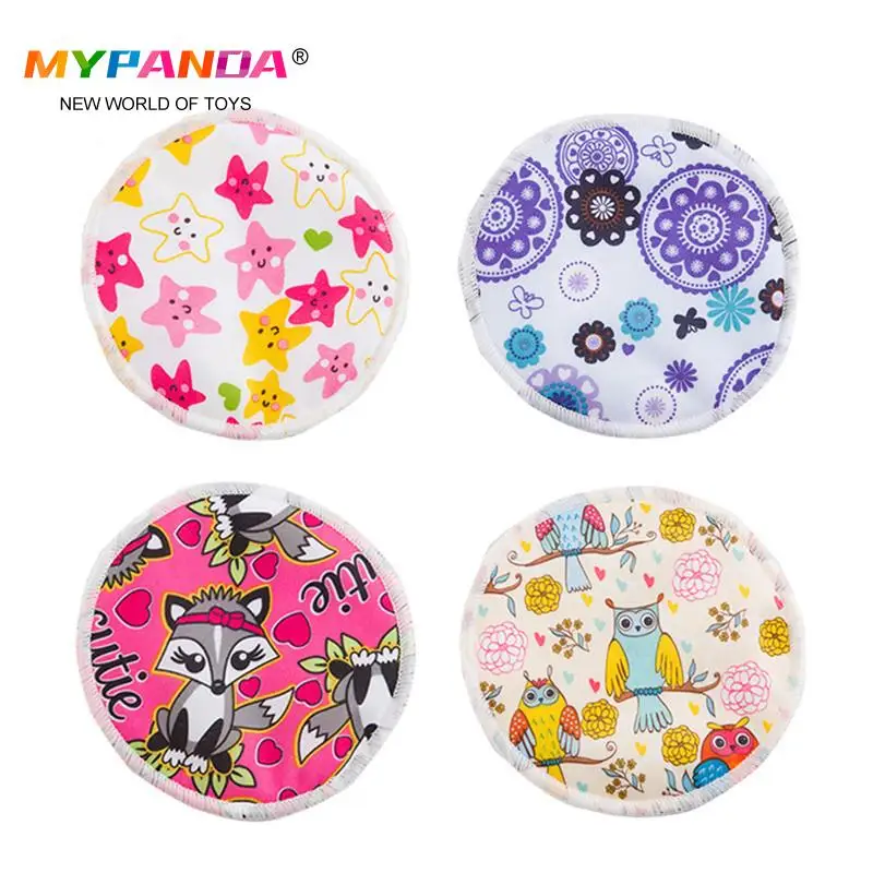 

1pc Bamboo Nursing Pads Breast Pad For Mum Washable Waterproof Feeding Pad Bamboo Reusable Pads Random Color