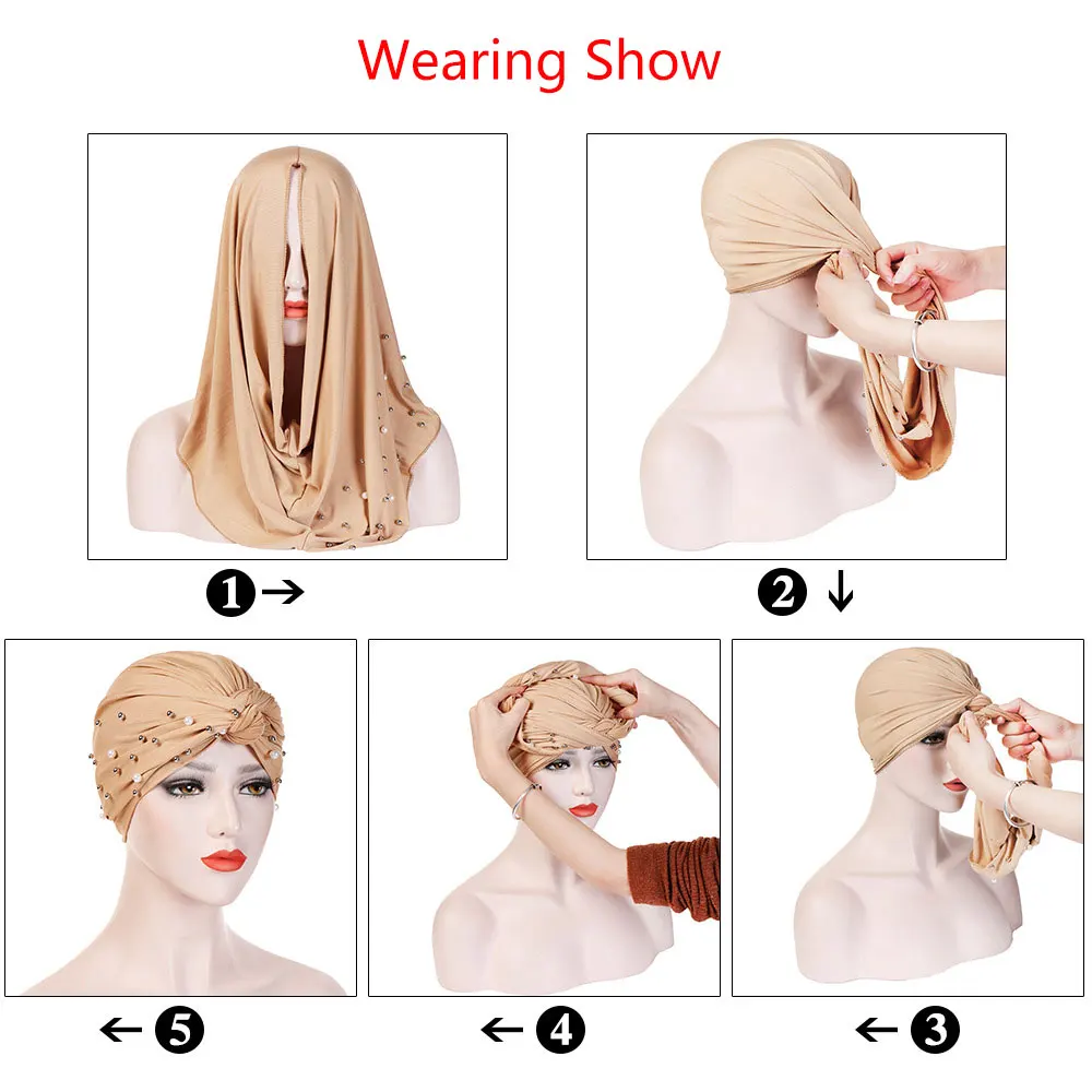 

Pure Color Baotou Cap Women Muslim Variety Multicolor Turban Cap European And American Fashion Hooded Cap czapka zimowa damska