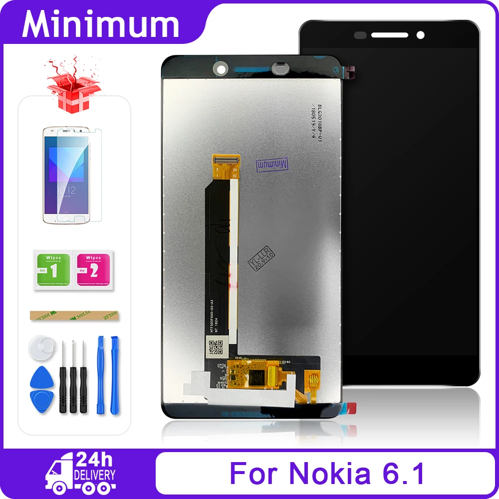 Для Nokia 6 2018/6 1 5 &quotЖК дисплей с сенсорным экраном и дигитайзером в сборе для TA 1043 1045