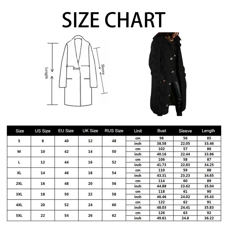 

2021 Fashion Women Sweaters Winter Long Cardigans Casual Loose Sweater Female Autumn Single Breasted Puff Coat Plus Size