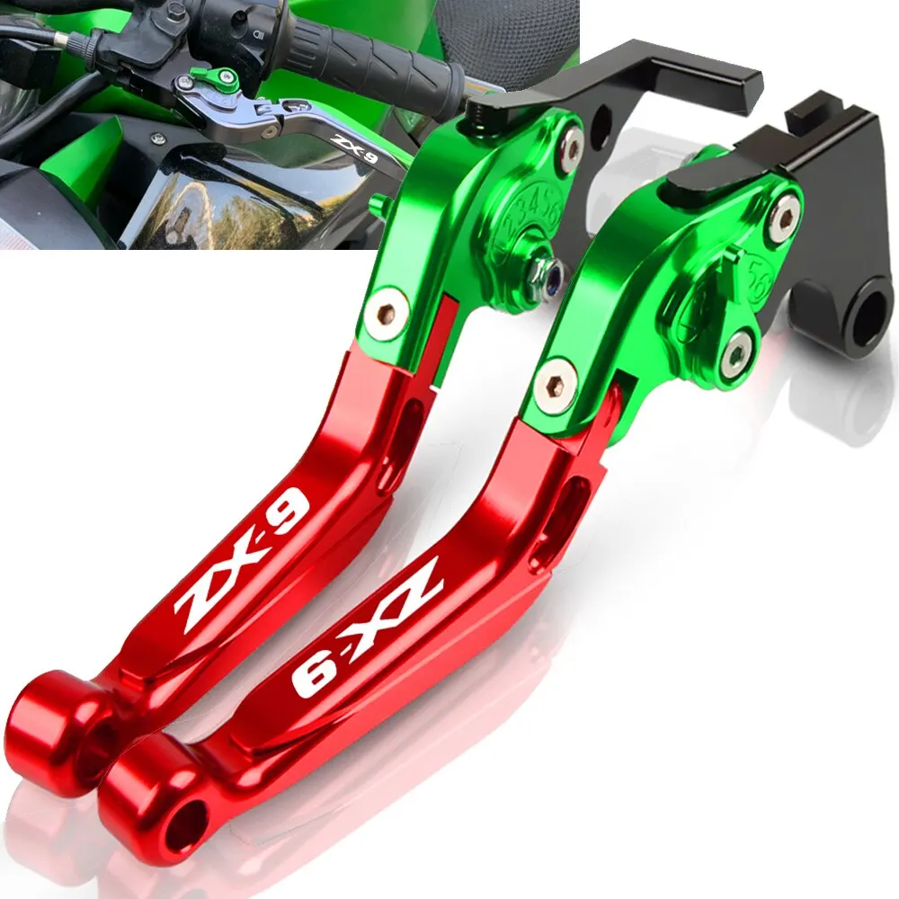 

Motorcycle CNC Adjustable Extendable Foldable Brake Clutch Levers For Kawasaki NINJA ZX-9 ZX9 1994 1995 1996 1997