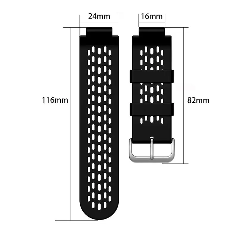 

Suitable For Garmin Approach S4/S2 Silicone Strap Garmin Vivoactive Watch Breathable Wristband Smart Accessories