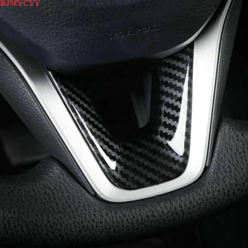 BJMYCYY направление шесть часов АБС отделка автомобильного руля для Toyota corolla E210 2019 2020