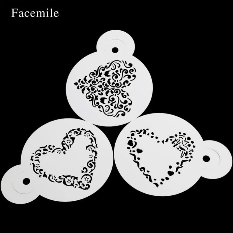 Пластиковые трафареты для печенья торта помадки цветов сделай сам Аэрограф