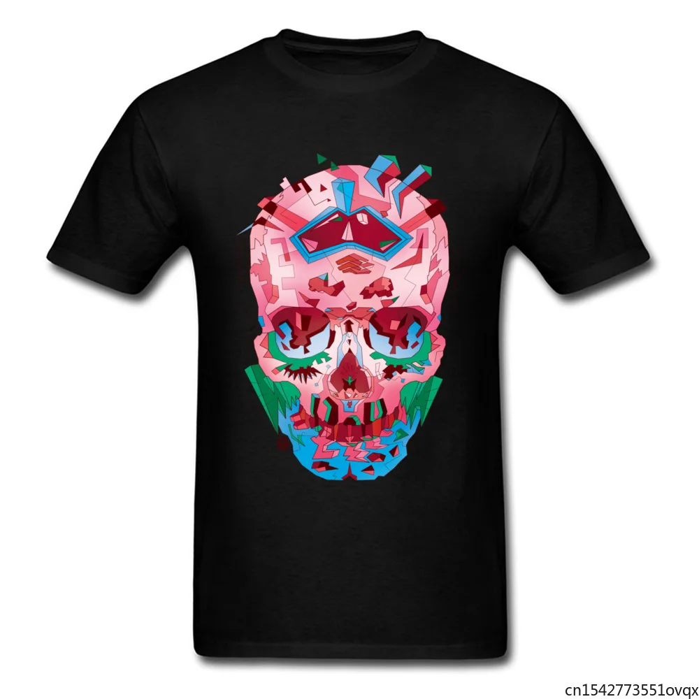 

Tee Shirts Pink Sugar Skull Men's Slayer Cool Tshirt Death Skull Hip Hop T-Shirts