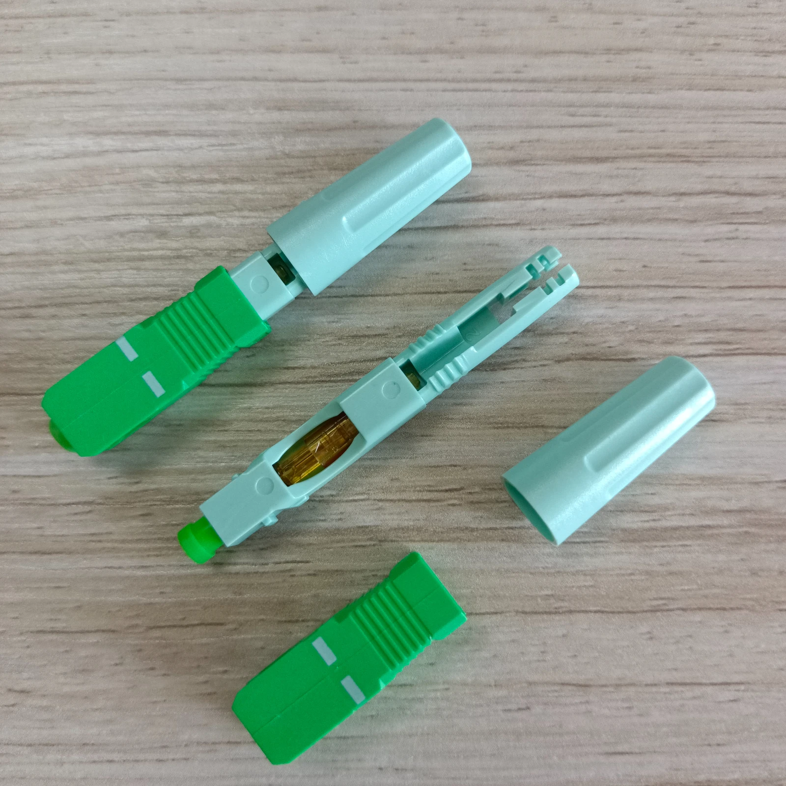 Акция SC APC SM одномодовый оптический соединитель FTTH инструмент холодный UPC