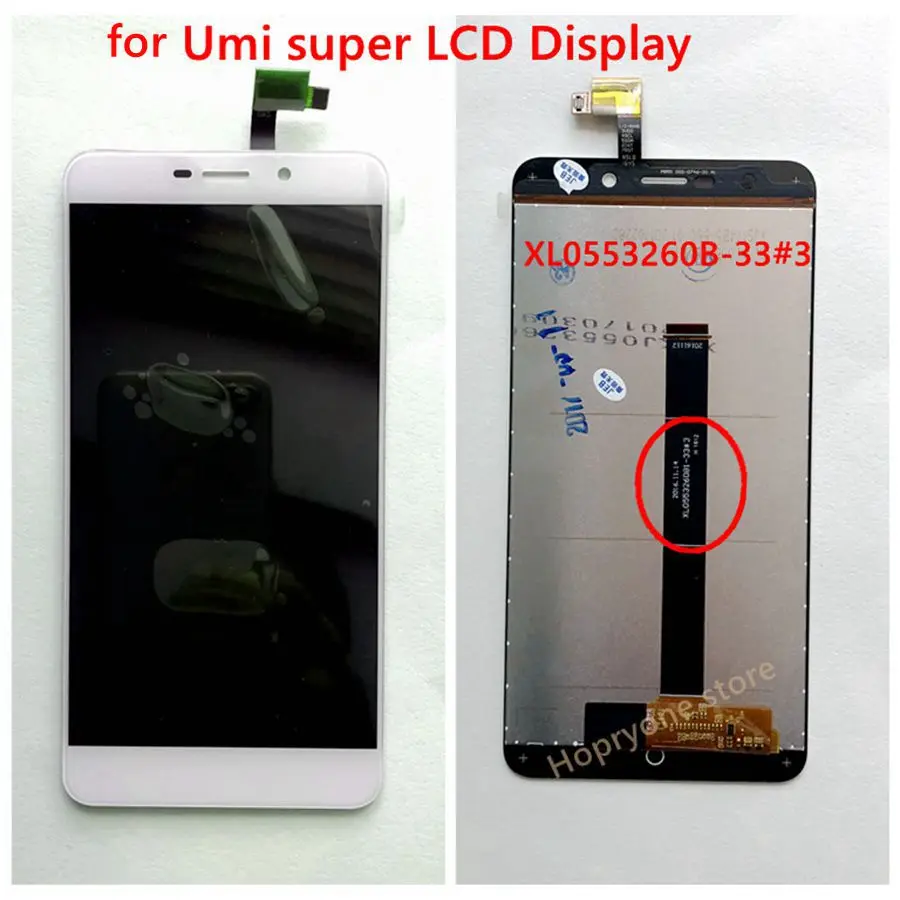 Для Umi Super Umisuper ЖК дисплей сенсорный экран дигитайзер XL0553260B 33 #3 замена стеклянной