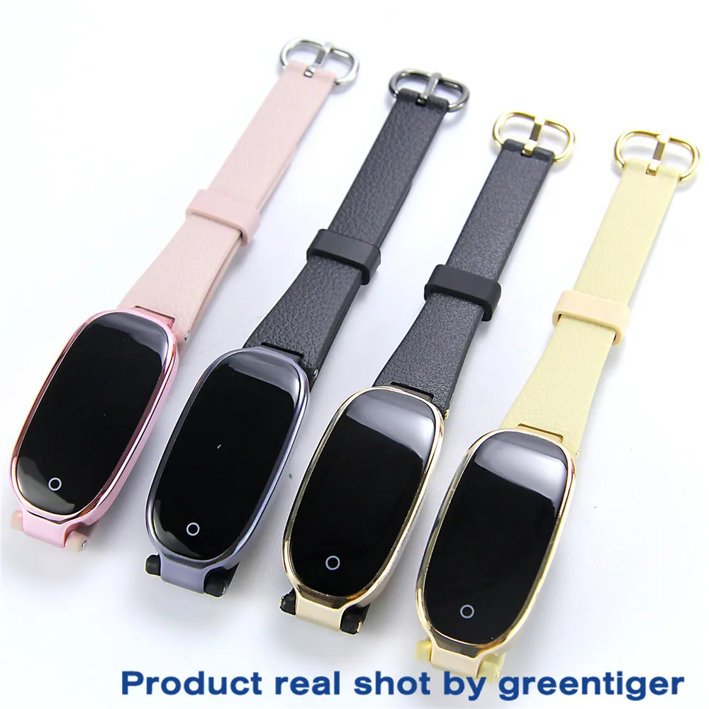 Greentiger S3 смарт-браслет модные женские Смарт-часы монитор сердечного ритма фитнес-трекер умный браслет подарок леди