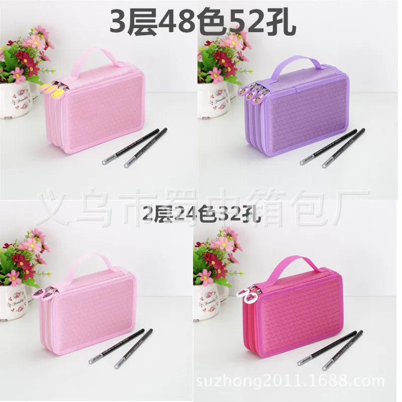 Case Pen Curtain Pencil Case Pack Of 2 Type