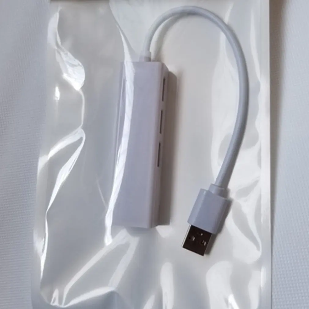 USB Gigabit Ethernet с 3 портами C HUB 2 0 RJ45 Lan сетевая карта к Ethernet-адаптеру для iOS ПК RTL8152