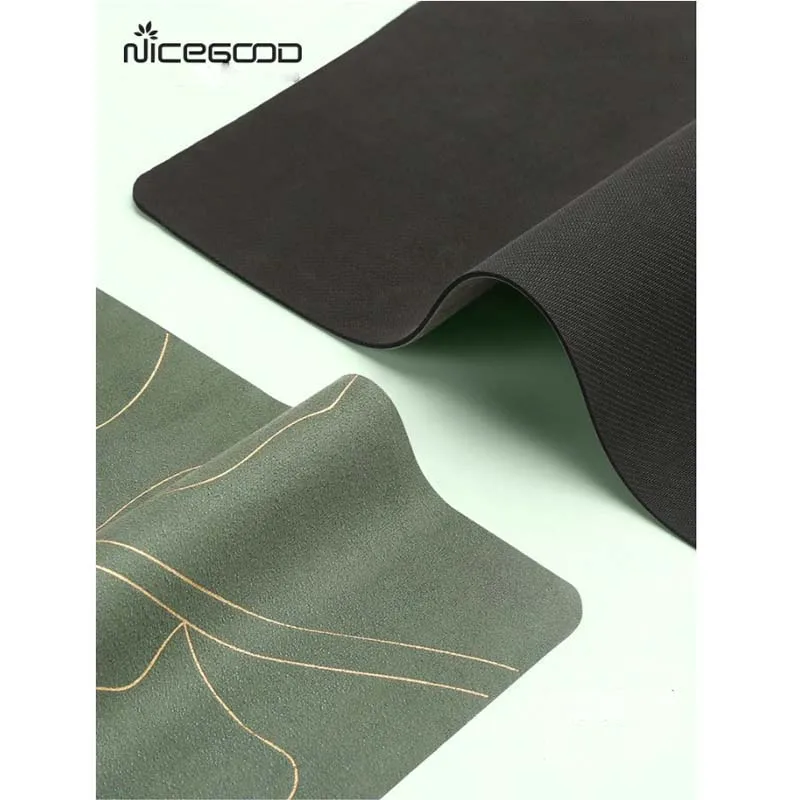 

Multiple Uses Non-slip Yoga Mat Portable Foldable Sweat-absorbent Pilates Blanket Natural Rubber Suede Exercise Yoga Mat Towel