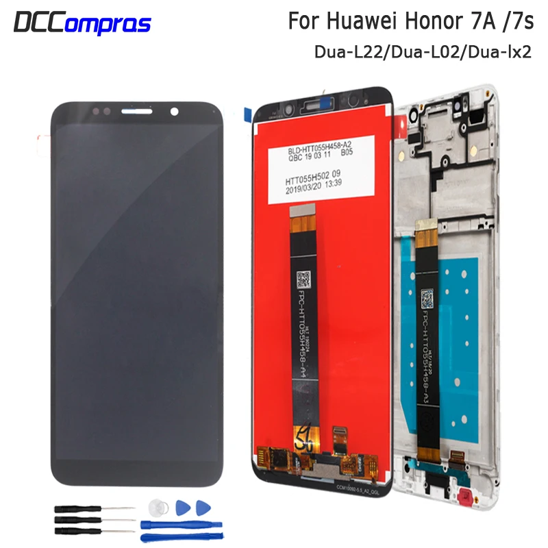 

For Huawei Honor 7A 7S LCD Display DUA-L02 DUA-L22 DUA-LX2 Touch Screen Digitizer For Honor 7A 7S Screen LCD With Frame