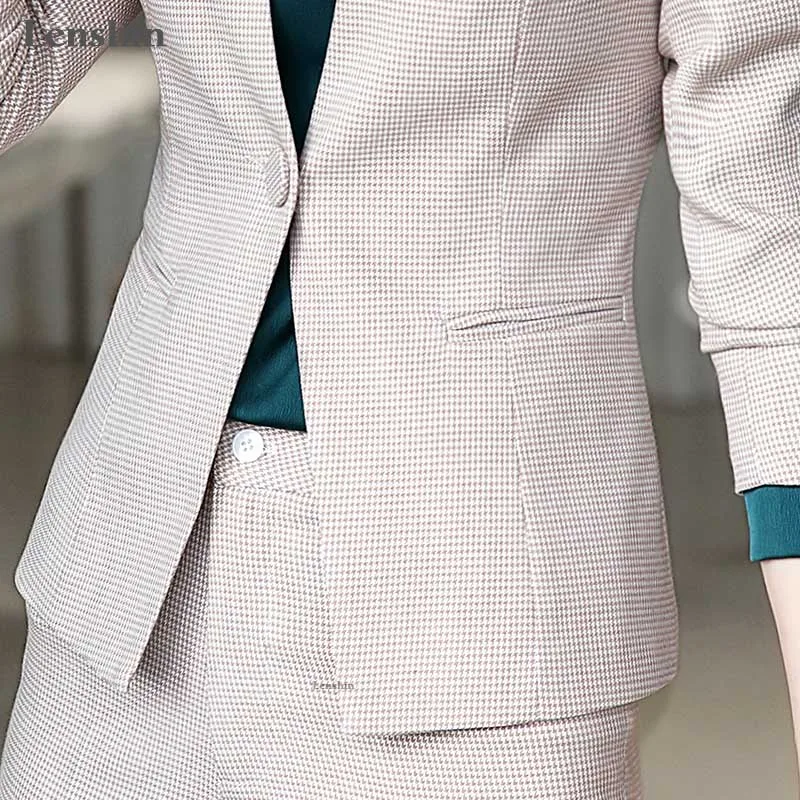 Lenshin высококачественный комплект из 2 предметов с рисунком гусиные лапки