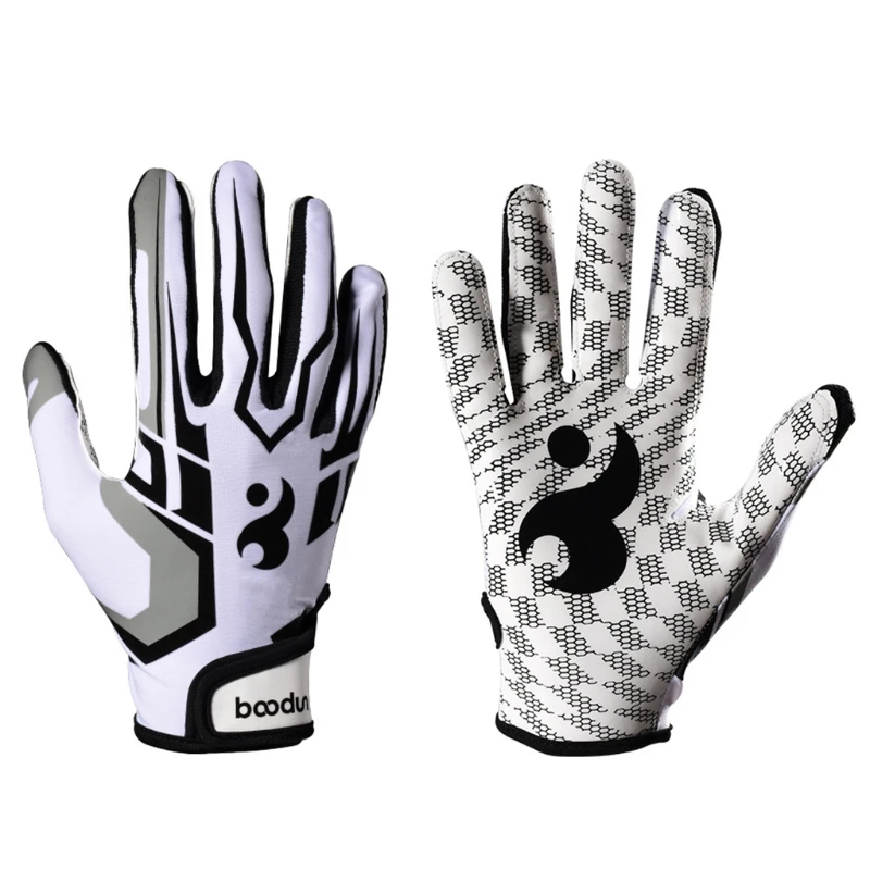 Rugby Gloves for Kids Teenager with Super Stick Ability Football Gloves 1Pair