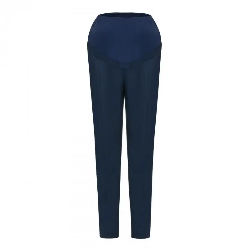 

2021 Pregnant Elasticity Loose Pure Color Stomach Pants Women Leggings Autumn Thin Section Casual Trousers Maternity Clothings