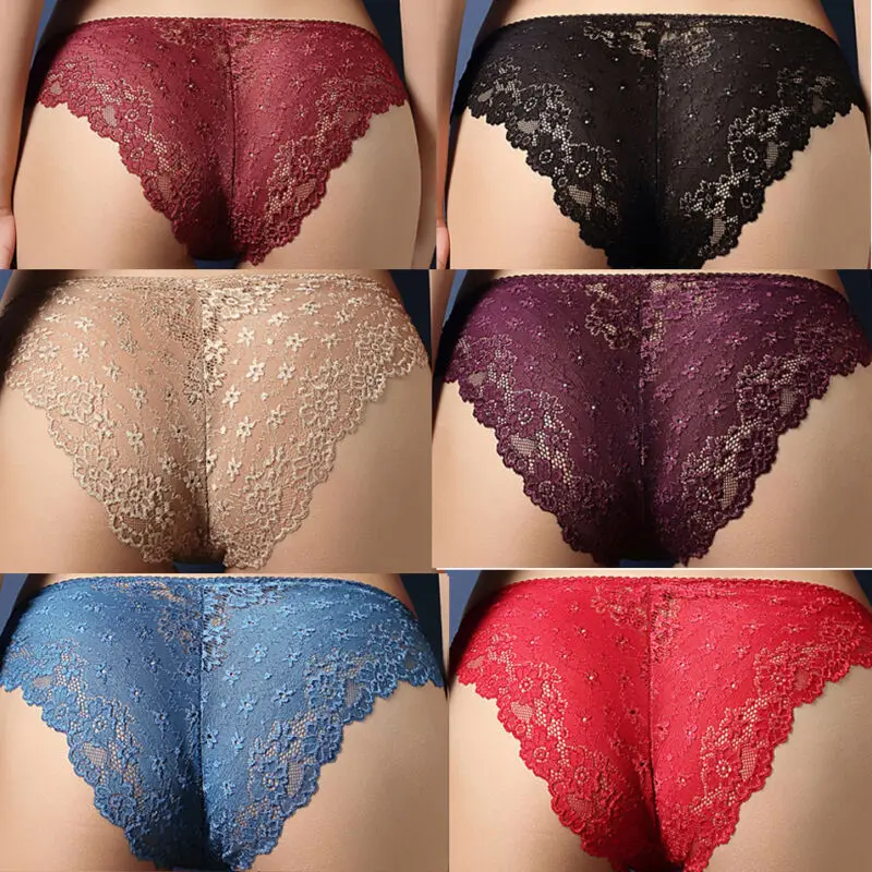 Womens Ladies Sexy Underpants Lingerie Underwear Lace Soft Knickers Briefs Shorts Panties Basic Intimate Clothing2019 | Женская одежда