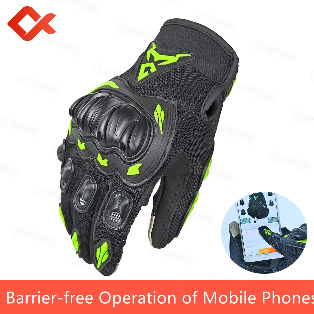 

Full Finger Motorcycle Gloves Waterproof Touch Screen Summer Men's Cycling Mtb Gloves Motorcycle Protection guantes moto M-XXL