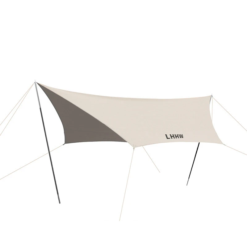 

LHHW Family Beach Tent,Sun Shelter with 4 Aluminum Poles, Pop Up Sunshade with Carrying Bag