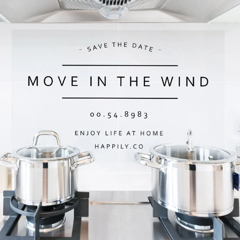 

High Temperature Resistant Clear Self Adhesive paper, Waterproof Kitchen Tile, Waterproof Smoke Wall Sticker