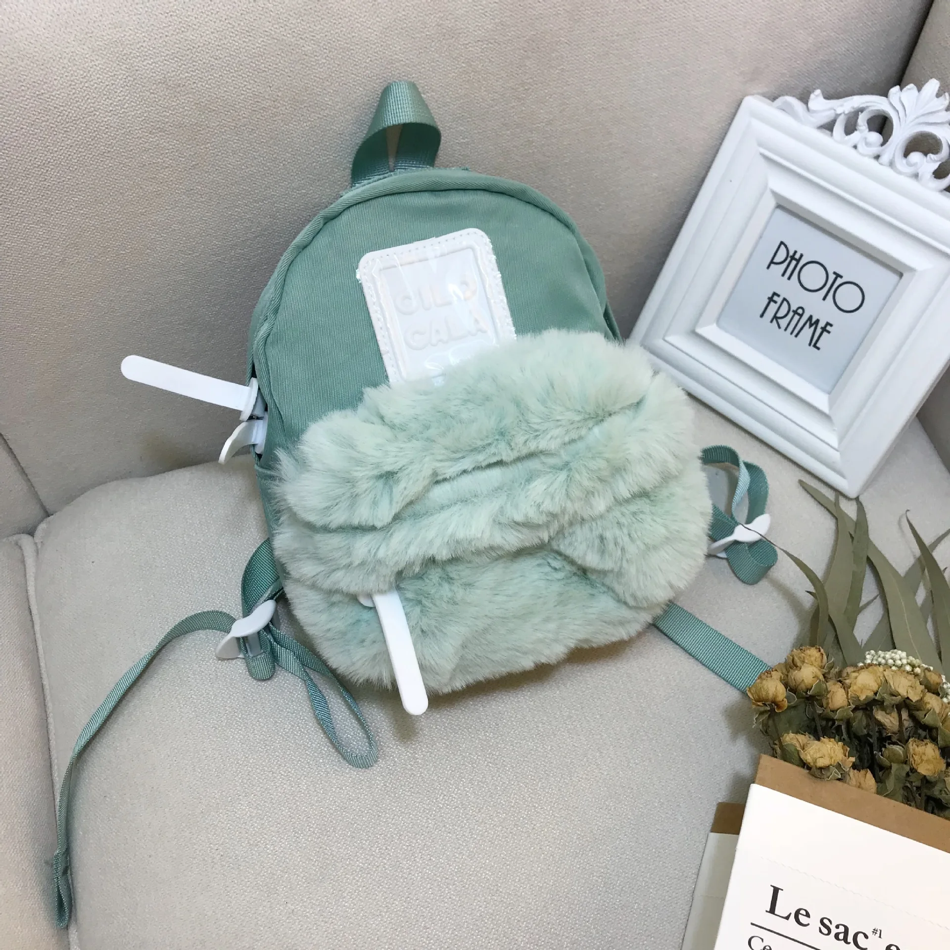 Модный однотонный мягкий плюшевый рюкзак японский каваи мягкая игрушка детская