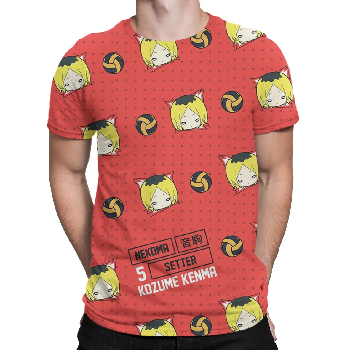

Men's T-shirt Oversized T-shirt Manga Haikyu 3D Anime TV Show Cartoon Short Sleeve T-shirts Unisex Streetwear Male Tops O-neck