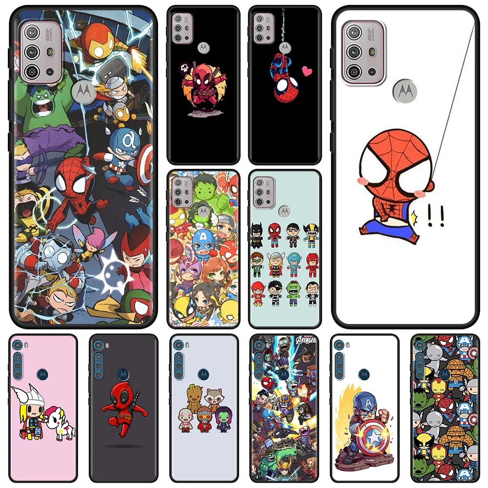 

Case For Moto One Fusion G Pure Stylus 5G G100 G60s G60 G40 G50 G30 G20 G10 G9 G8 Plus Power E40 E20 Marvel Kawaii Characters