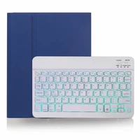 backlit bluetooth keyboard leather case with pen slot for ipad pro11 20182020