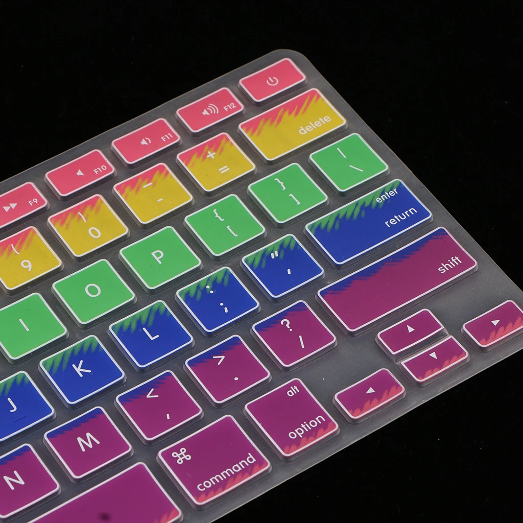 Пылезащитный Водонепроницаемый силиконовый Радужный защитный чехол для