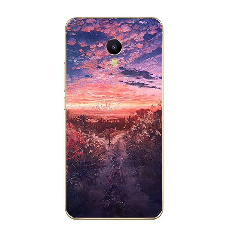 Чехол для телефона Meizu M2 M3 M3S Mini чехол Meilan M5 / M5S Shell U10 U20 мягкий из ТПУ с изображением