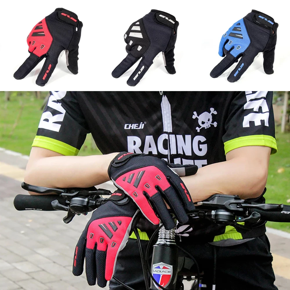 

GUB 029 Cycling Gloves Thermal Autumn Winter Gloves Windproof SBR Touch Screen Bike Gloves Full Finger Shockproof Sport Gloves