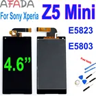 ЖК-дисплей AAAAA + 4,6 дюйма для Sony Z5 Mini E5823 E5803 искусственная кожа для Sony z5 Mini сенсорный датчик Бесплатная доставка