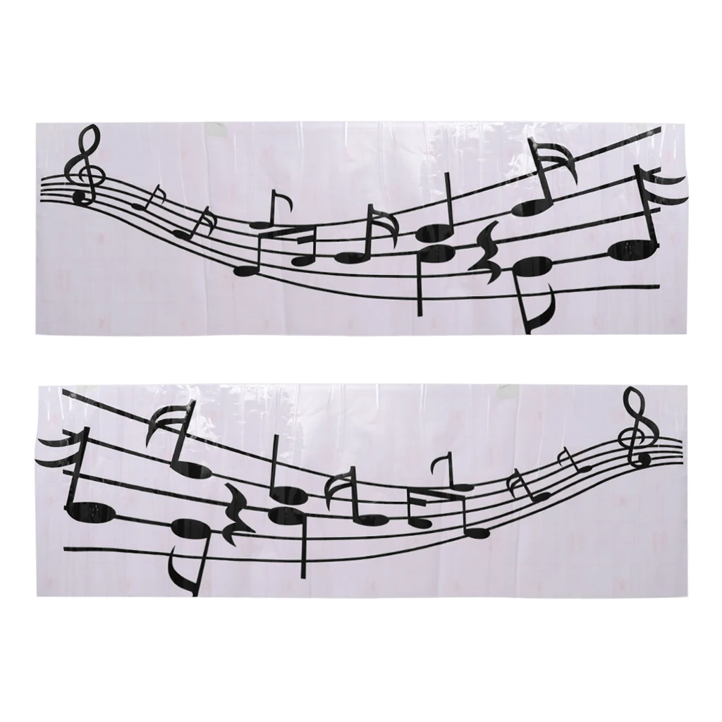 Музыкальные ноты виниловые наклейки на стену для автомобиля/дома/холодильника.